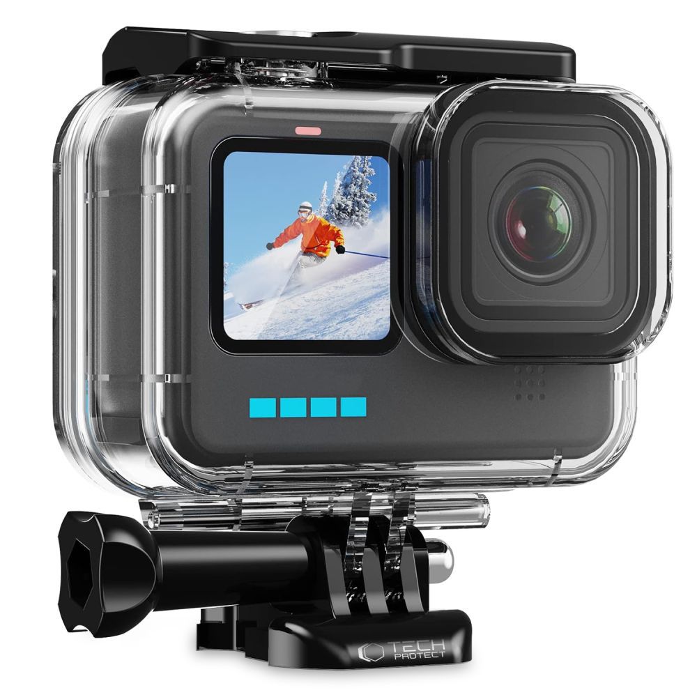 Husa Tech-protect Ga200 Waterproof pentru Gopro Hero 9 / 10 / 11 / 12 - Transparent