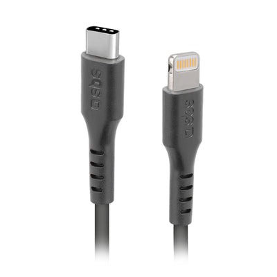 Cablu SBS Tecableligtc1k Usb-c - Lightning 1m - Negru