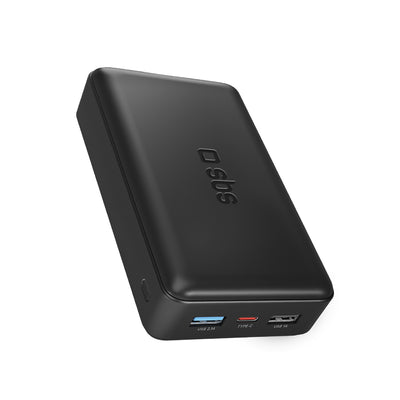 Acumulator extern Puro Fast 20000 Mah 2x Usb-a + 1x Usb-c - Negru