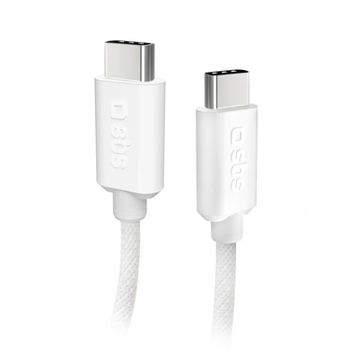 Cablu SBS Tecabletissuetccg Usb-c - Usb-c 1.5m 60W Braided - Gri