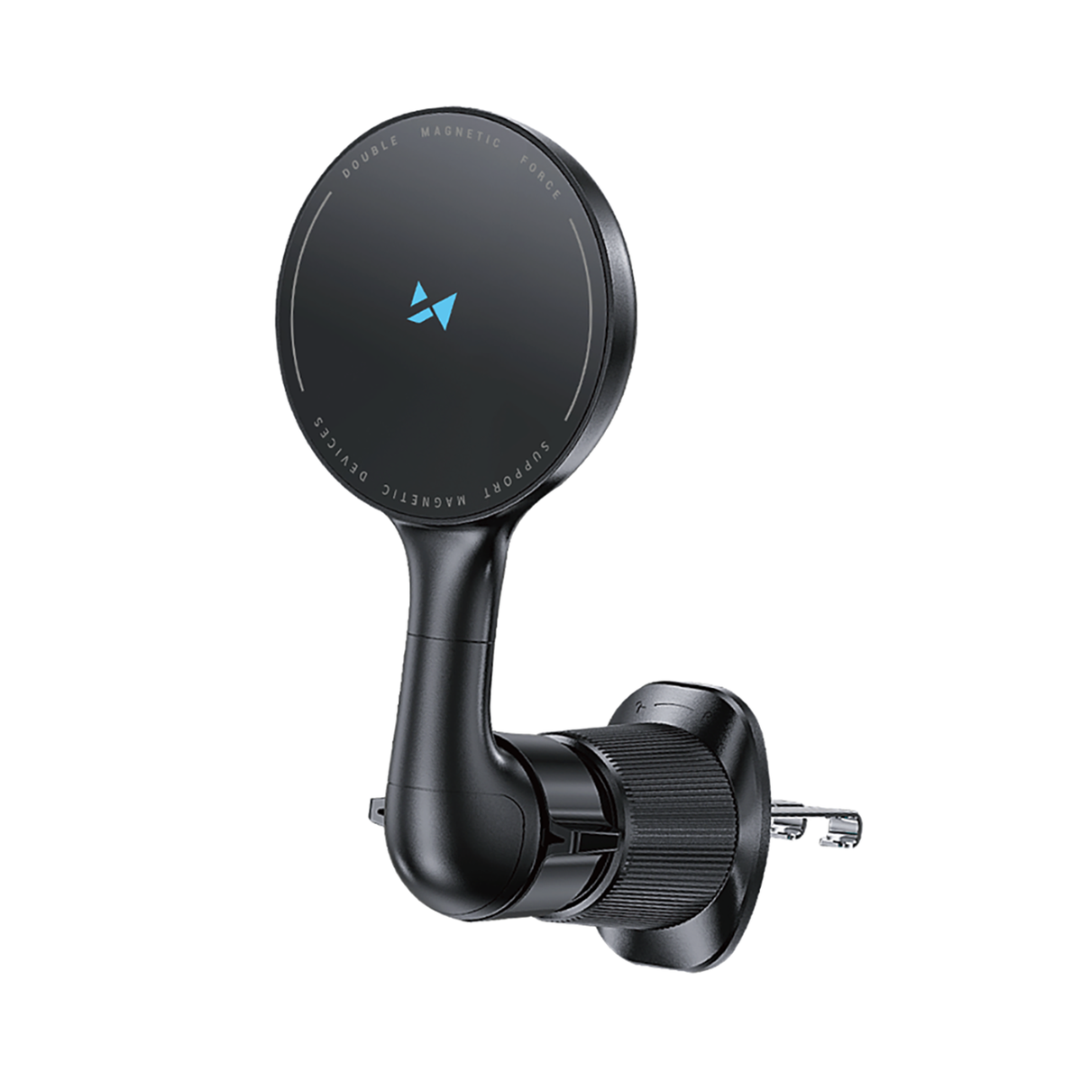 Suport auto Wozinsky cu Qi/Magsafe 15W Inductive Incarcator pentru Air Vent - Negru