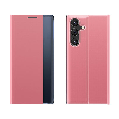 Husa New Sleep Flip Cover cu Stand Function pentru Samsung Galaxy A36 - Roz