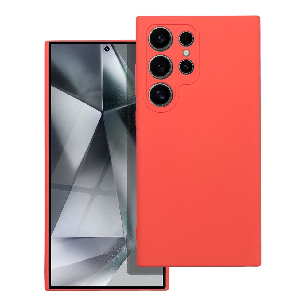 Husa Silicone pentru Samsung S24 Ultra Peach