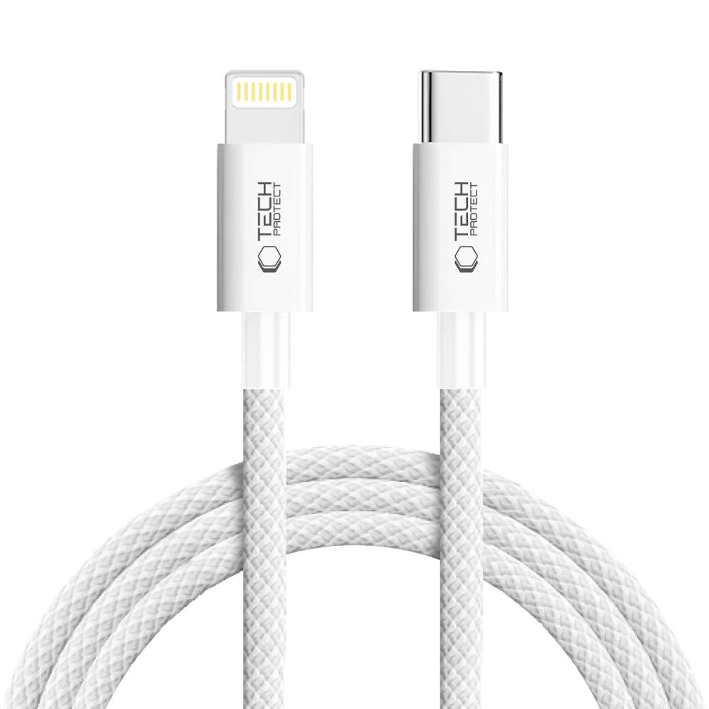 Cablu Tech-protect Ultraboost Usb-c / Lightning Pd27w/3A 200 Cm - Gri