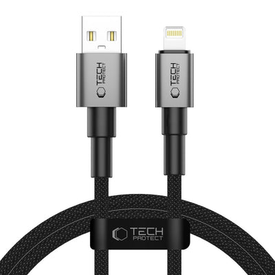 Cablu Tech-protect Ultraboost DNA Usb-a / Lightning 15W/2.4A 100 Cm - Gri