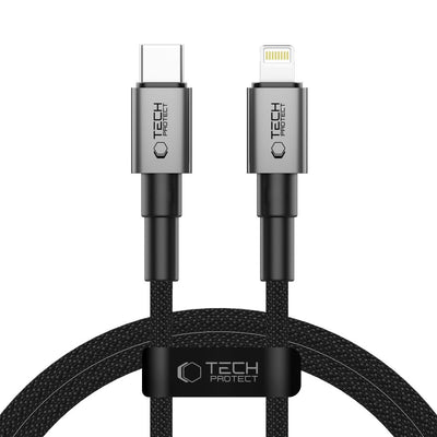 Cablu Tech-protect Ultraboost DNA Usb-c / Lightning Pd27w/3A 100 Cm - Gri