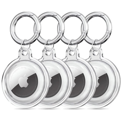 Husa Tech-protect Icon 4-pack pentru Apple AirTag - Transparent