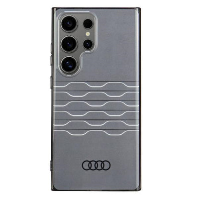 Husa Audi IML Geometric Pattern S24 Ultra S928 Negru/Negru Hardcase Au-imls24u-a6/D3-bk