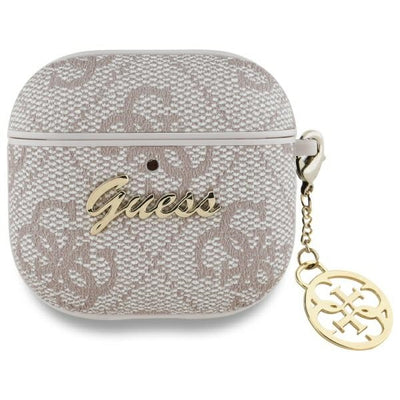Husa Guess Gua4g4gsmp AirPods 4 Cover Roz/Roz 4G Charm Collection