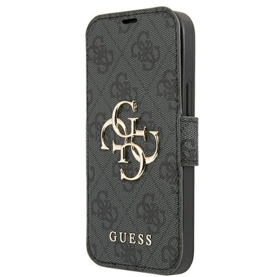 Husa Guess Gubkp13x4gmggr iPhone 13 Pro Max 6.7" Gri/Gri Book 4G Big Metal Logo