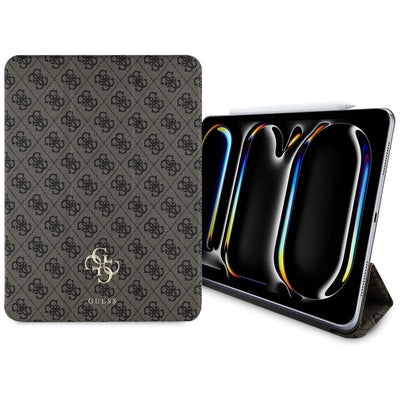 Husa Guess Gufc13pm24ps4sgw iPad Pro 13" 2024 Maro Magnetic 4G Big Logo
