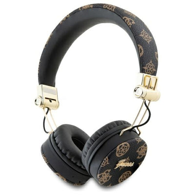 Casti Guess Bluetooth ENC On-ear Negru/Negru Peony Script Round Shape