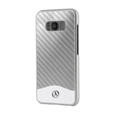Husa Mercedes Wave V pentru Samsung Galaxy S8+ - Argintiu