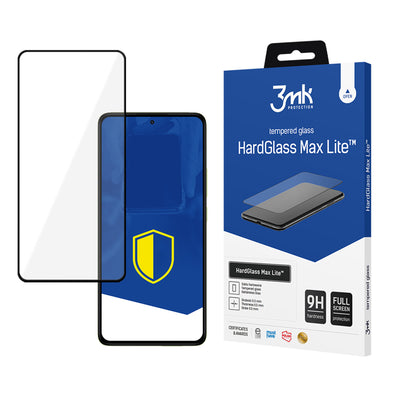 Folie sticla 3mk Hardglass Max Lite Negru pentru Xiaomi Redmi Note 14 PRO / 14 PRO+ 5G