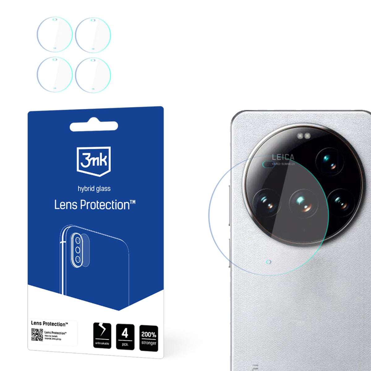 Folie 3mk Lens Protection Camera Glass pentru Xiaomi 15 Ultra