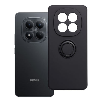 Husa Silicone Ring pentru Xiaomi Redmi Note 15 5G Negru