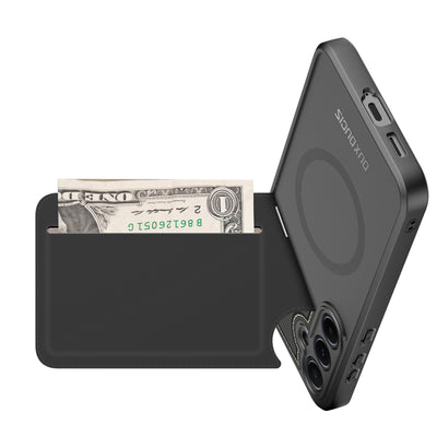 Husa Dux Ducis Rafi II pentru Samsung Galaxy S25 cu Stand And Wallet - Negru