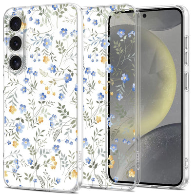 Husa Tech-protect Flexair pentru Samsung Galaxy S25 - Daisies cu Leaves