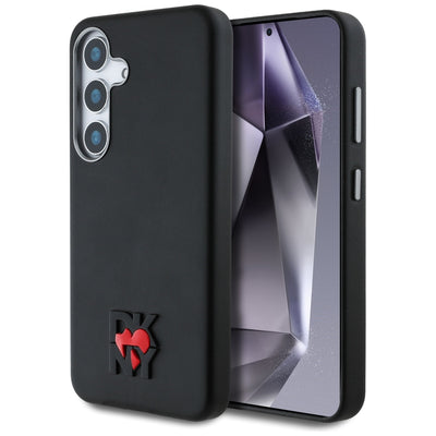 Husa Dkny Leather Heart Of NY pentru Samsung Galaxy S25 - Negru