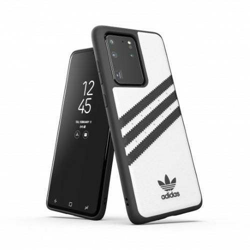 Husa Adidas OR Moudled PU pentru Samsung Galaxy S20 Ultra - Alb And Negru