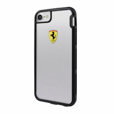 Husa Ferrari Racing Shockproof pentru iPhone 7 / 8 / SE 2020 / SE 2022 - Transparent
