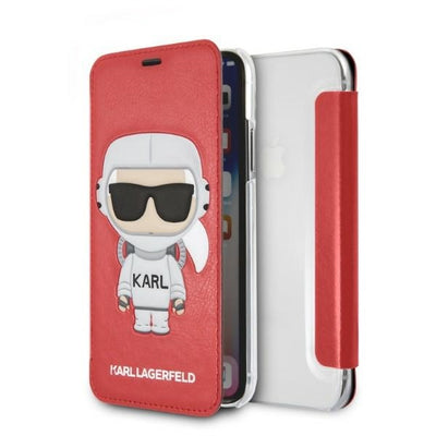 Husa Karl Lagerfeld Karl Space Cosmonaut iPhone X/XS - Rosu