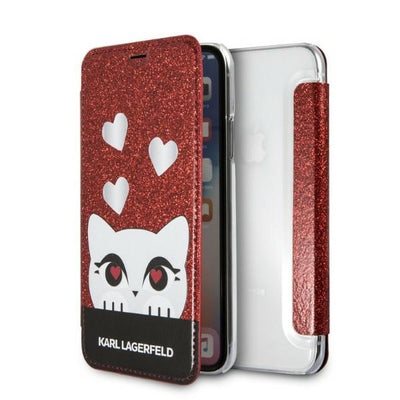 Husa Karl Lagerfeld Valentine iPhone X/XS - Rosu