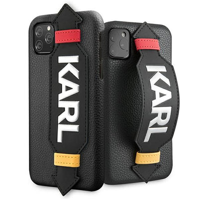 Husa Karl Lagerfeld Curea pentru iPhone 11 Pro 5.8" - Negru