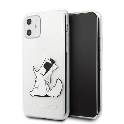 Husa Karl Lagerfeld Choupette Fun iPhone 11 / Xr - Transparent