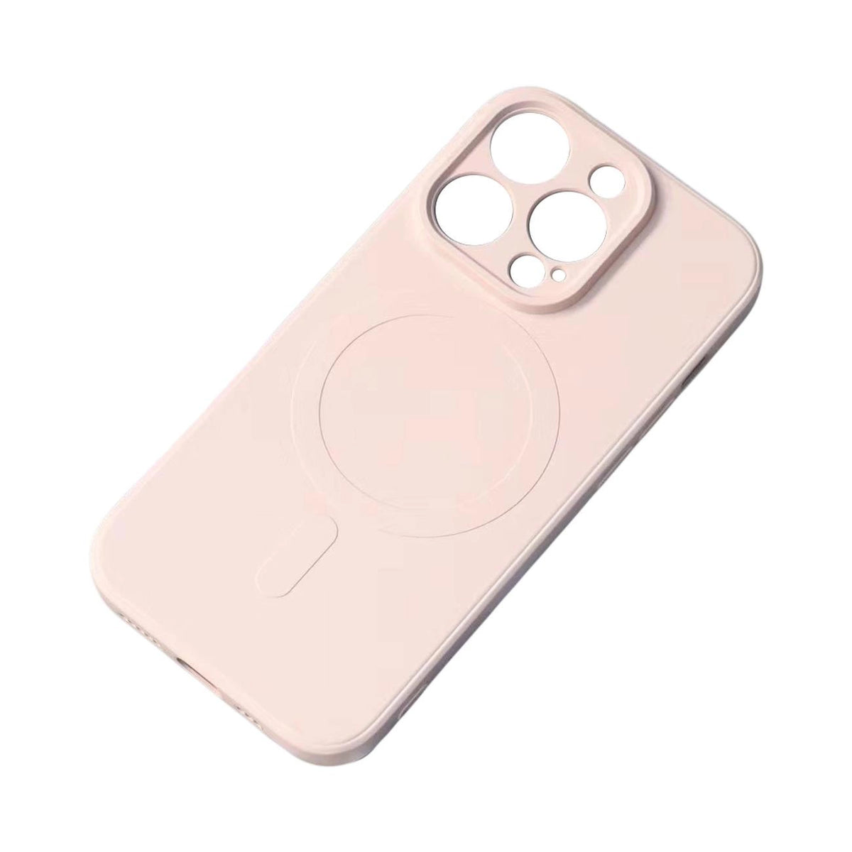 Husa Silicone cu Magsafe pentru iPhone 16e / 17e - Roz