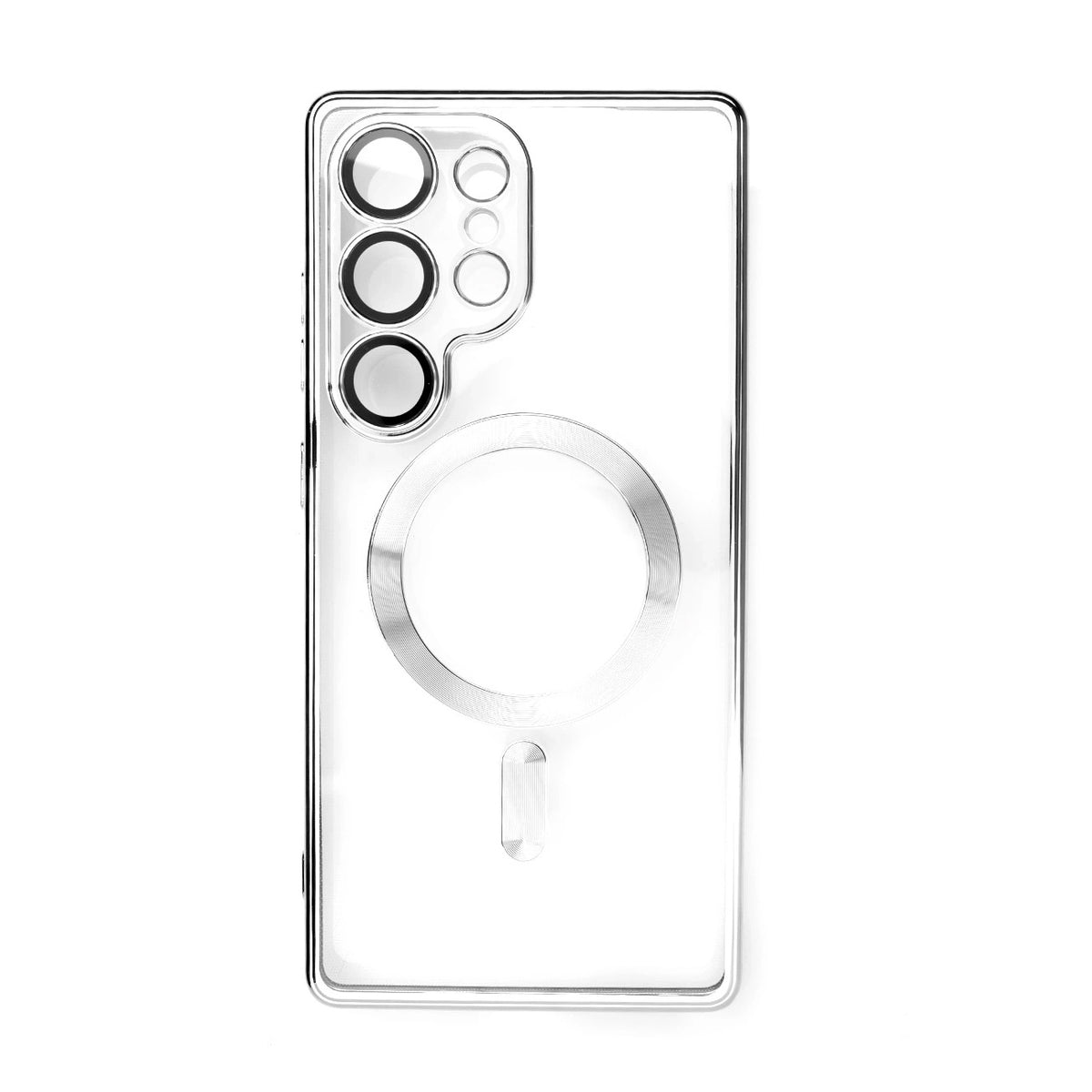 Husa Electroplated cu Magsafe Galvanized pentru iPhone 16e / 17e - Argintiu