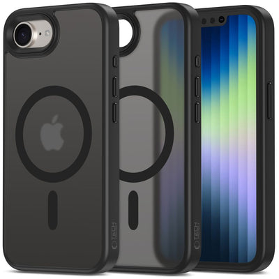 Husa Tech-protect Magmat Magsafe pentru iPhone 16e / 17e - Matte Negru