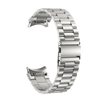 Curea Puro Metal Stainless Steel pentru Samsung Galaxy Watch 4 / 4 Classic / 5 / 5 Pro / 6 / 6 Classic - Argintiu