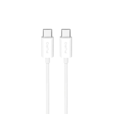 Cablu Puro TPE 25W Usb-c - Usb-c 3m - Alb