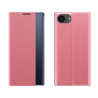 Husa New Sleep cu Flap And Stand pentru iPhone 16e / 17e - Roz