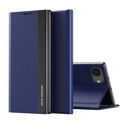 Husa Sleep Pro pentru iPhone 16e / 17e cu Flap And Stand - Albastru