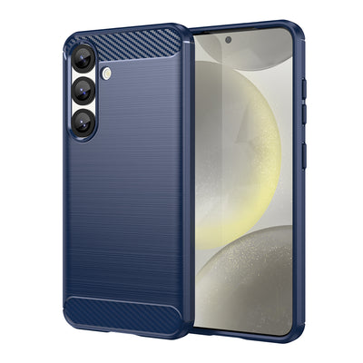 Husa Carbon pentru iPhone 16e / 17e - Albastru