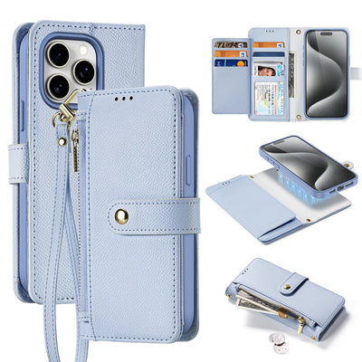 Husa Dux Ducis Lawa Leather pentru iPhone 15 Pro - Albastru
