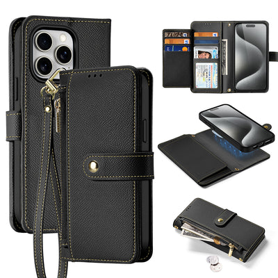 Husa Dux Ducis Lawa Leather pentru iPhone 15 Pro Max - Negru
