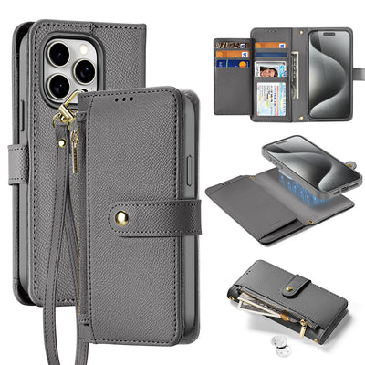 Husa Dux Ducis Lawa Leather pentru iPhone 15 Pro Max - Gri