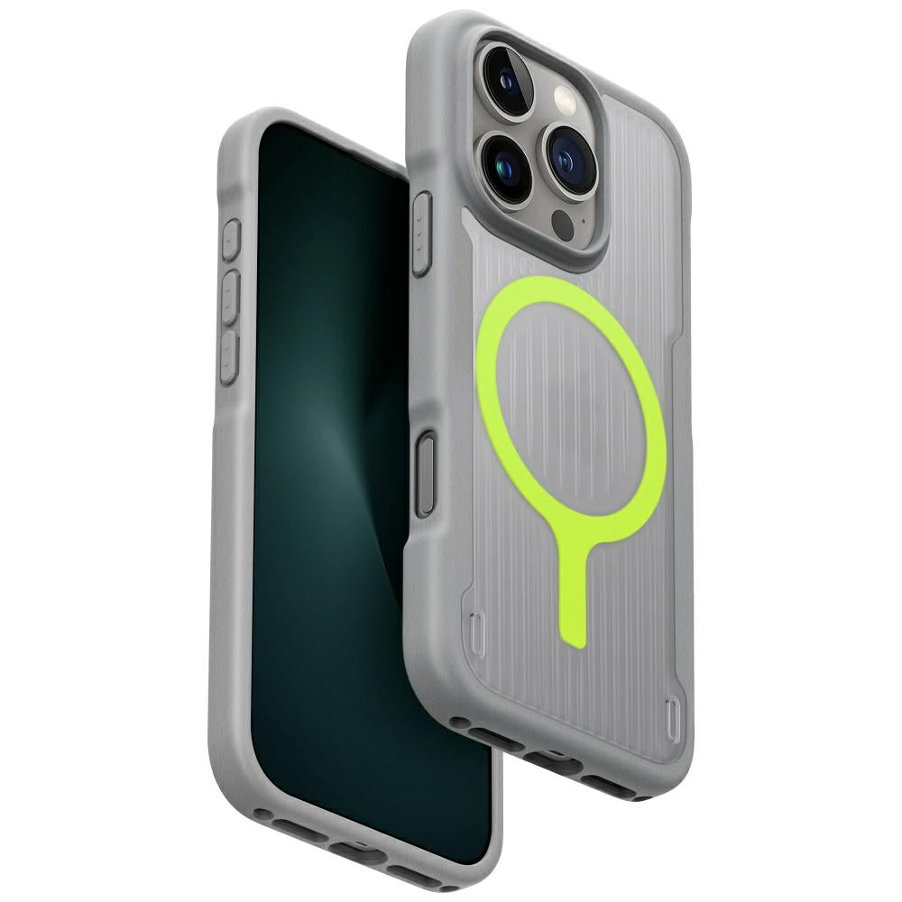 Husa Uniq Combat Active Magclick Charging pentru iPhone 16 Pro - Gri