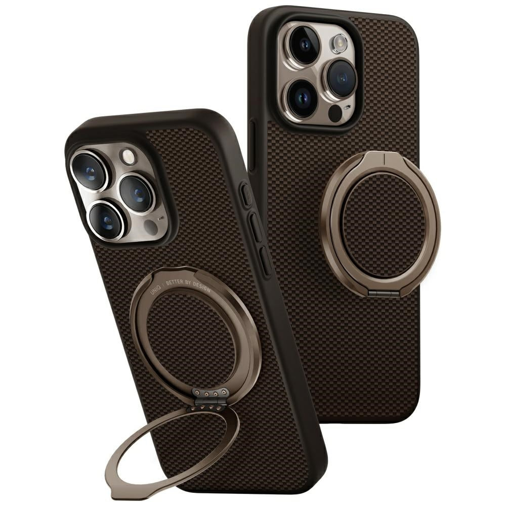Husa Uniq Keva Air Magclick Charging Gripfit pentru iPhone 16 Pro - Maro