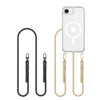 Husa Tech-protect Flexair Chain Magsafe pentru iPhone 16e / 17e - Negru And Bej