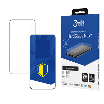 Folie sticla 3mk Hardglass Max Negru pentru Samsung Galaxy S25 Edge