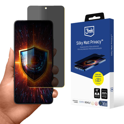 Folie Privacy protectie 3mk Silky Matt Privacy pentru Xiaomi Poco F7 Pro / Xiaomi Poco F7 Ultra