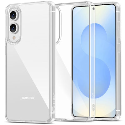 Husa Tech-protect Flexair Hybrid pentru Samsung Galaxy S25 Edge - Transparent