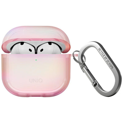 Husa Uniq Iridescia AirPods 4 Hang - Holo Roz
