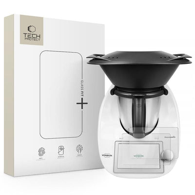 Folie Tech-protect Glass Fit+ 2-pack sticla pentru Thermomix TM6 - Transparent