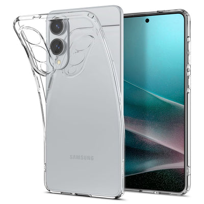 Husa Spigen Liquid Crystal pentru Samsung Galaxy S25 Edge - Transparent