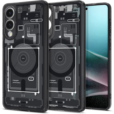 Husa Spigen Ultra Hybrid Mag cu Magsafe pentru Samsung Galaxy S25 Edge cu Print - Negru
